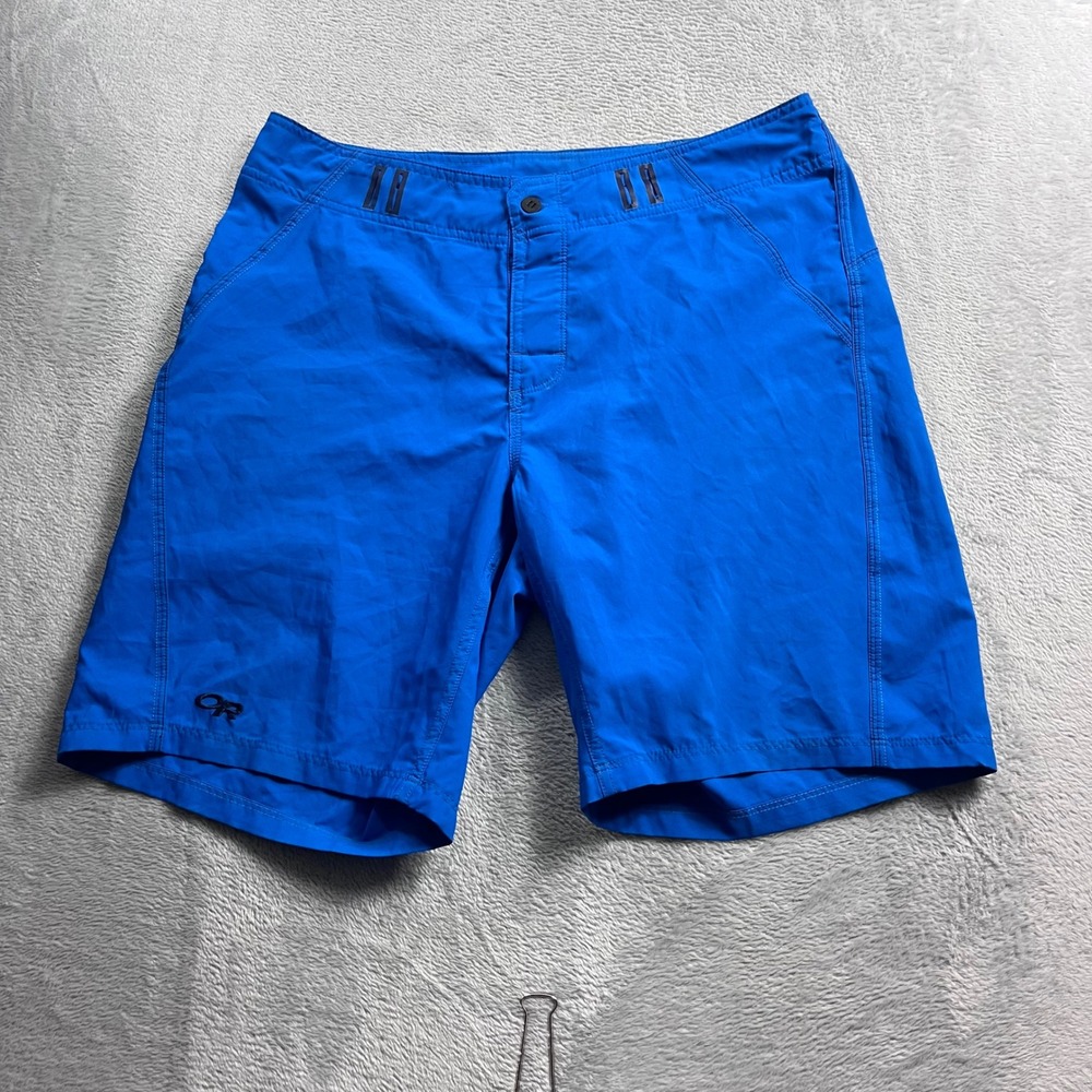 Outdoor Research Backcountry Boardshorts Mens 32 Blue Hiking Water Shorts 51007
